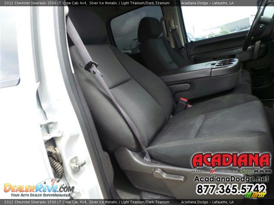 2012 Chevrolet Silverado 1500 LT Crew Cab 4x4 Silver Ice Metallic / Light Titanium/Dark Titanium Photo #23