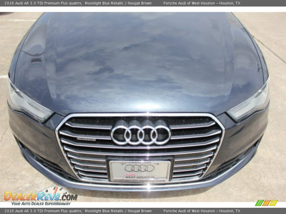 2016 Audi A6 3.0 TDI Premium Plus quattro Moonlight Blue Metallic / Nougat Brown Photo #2