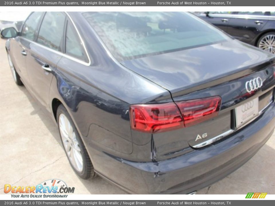 2016 Audi A6 3.0 TDI Premium Plus quattro Moonlight Blue Metallic / Nougat Brown Photo #6