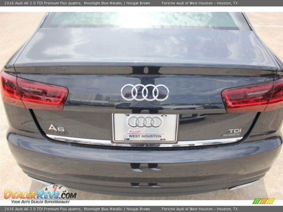 2016 Audi A6 3.0 TDI Premium Plus quattro Moonlight Blue Metallic / Nougat Brown Photo #7