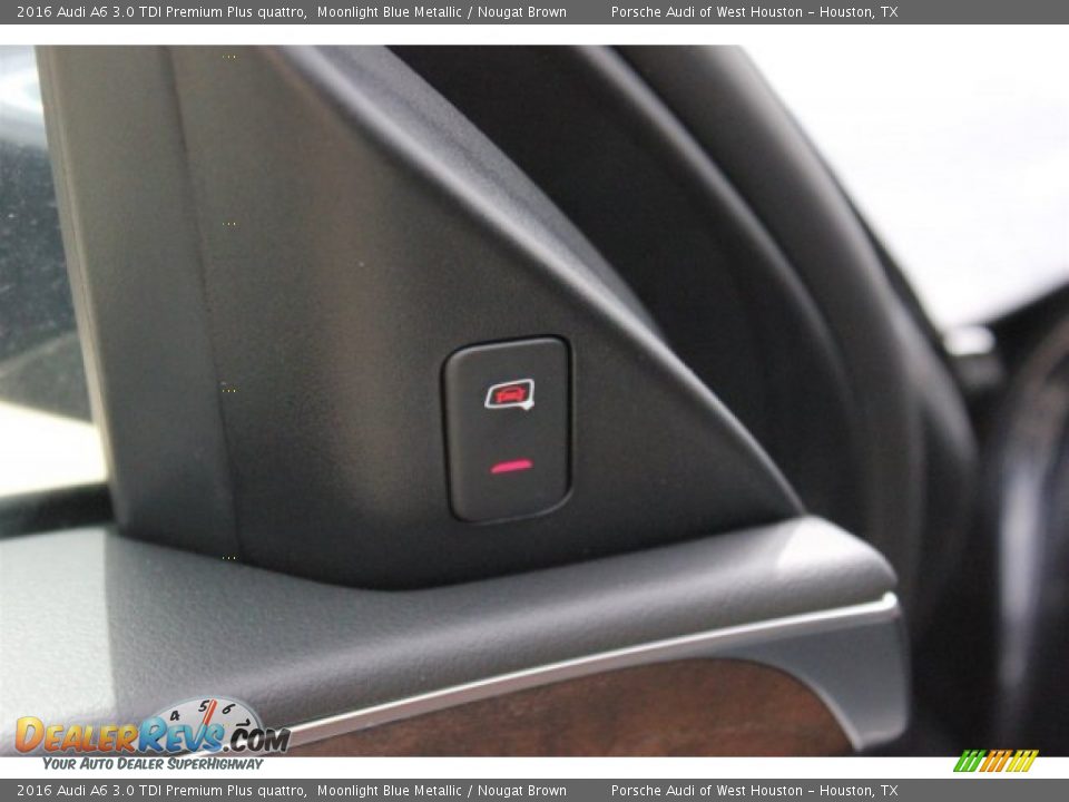 2016 Audi A6 3.0 TDI Premium Plus quattro Moonlight Blue Metallic / Nougat Brown Photo #9