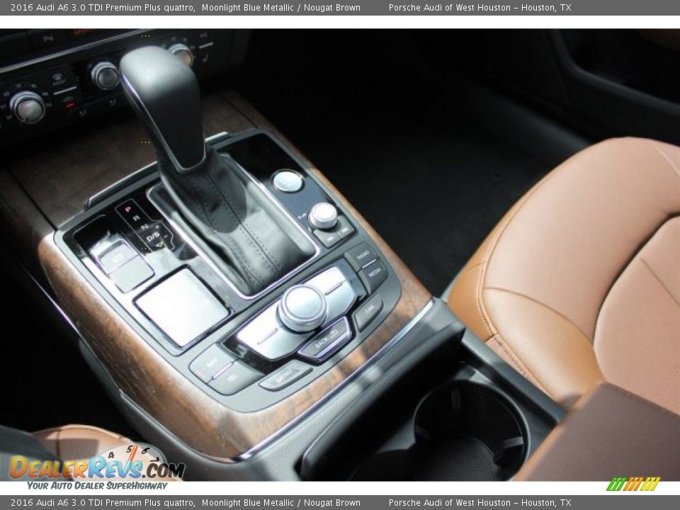2016 Audi A6 3.0 TDI Premium Plus quattro Moonlight Blue Metallic / Nougat Brown Photo #16
