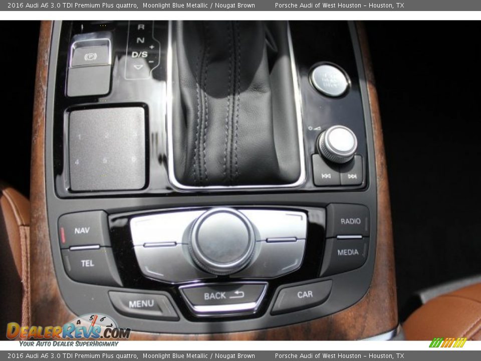 2016 Audi A6 3.0 TDI Premium Plus quattro Moonlight Blue Metallic / Nougat Brown Photo #18