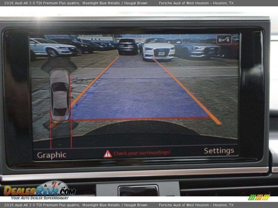 2016 Audi A6 3.0 TDI Premium Plus quattro Moonlight Blue Metallic / Nougat Brown Photo #21