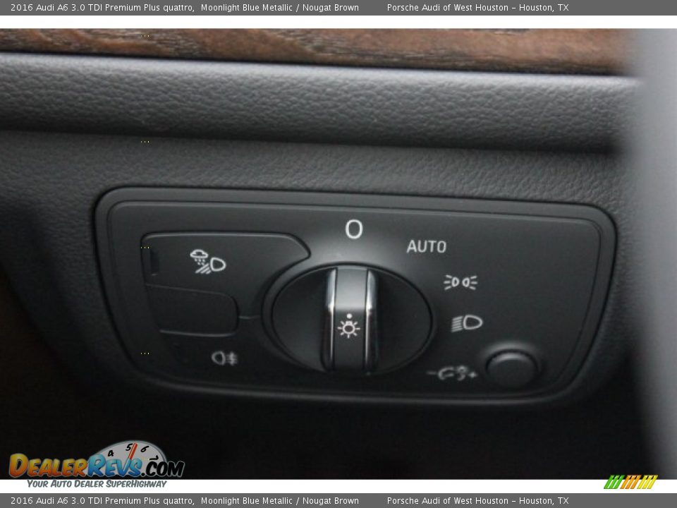 2016 Audi A6 3.0 TDI Premium Plus quattro Moonlight Blue Metallic / Nougat Brown Photo #33