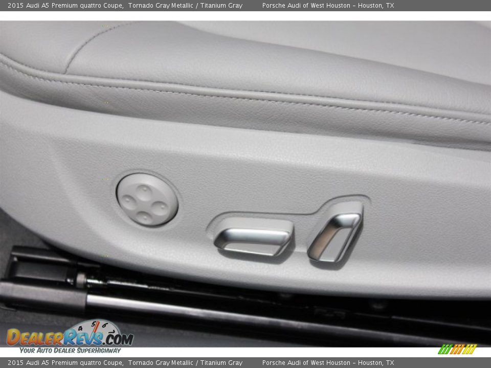 2015 Audi A5 Premium quattro Coupe Tornado Gray Metallic / Titanium Gray Photo #9