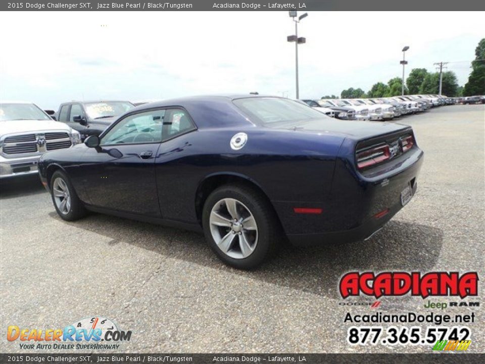 2015 Dodge Challenger SXT Jazz Blue Pearl / Black/Tungsten Photo #2