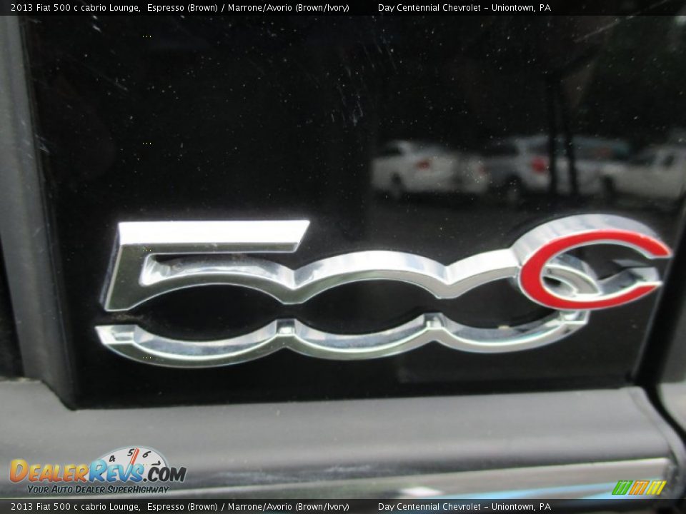 2013 Fiat 500 c cabrio Lounge Espresso (Brown) / Marrone/Avorio (Brown/Ivory) Photo #4