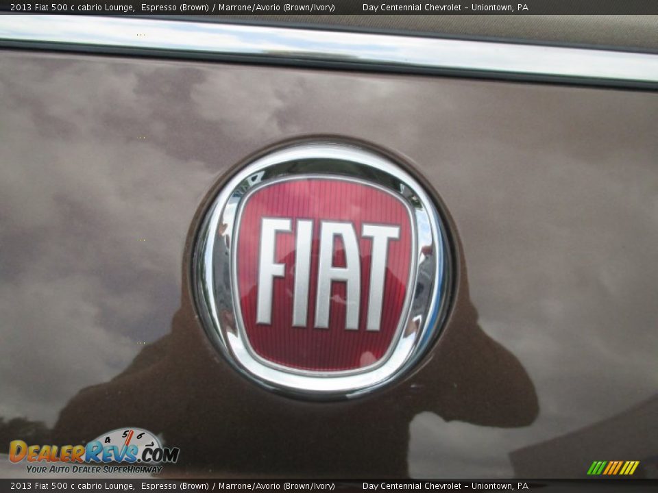 2013 Fiat 500 c cabrio Lounge Espresso (Brown) / Marrone/Avorio (Brown/Ivory) Photo #8