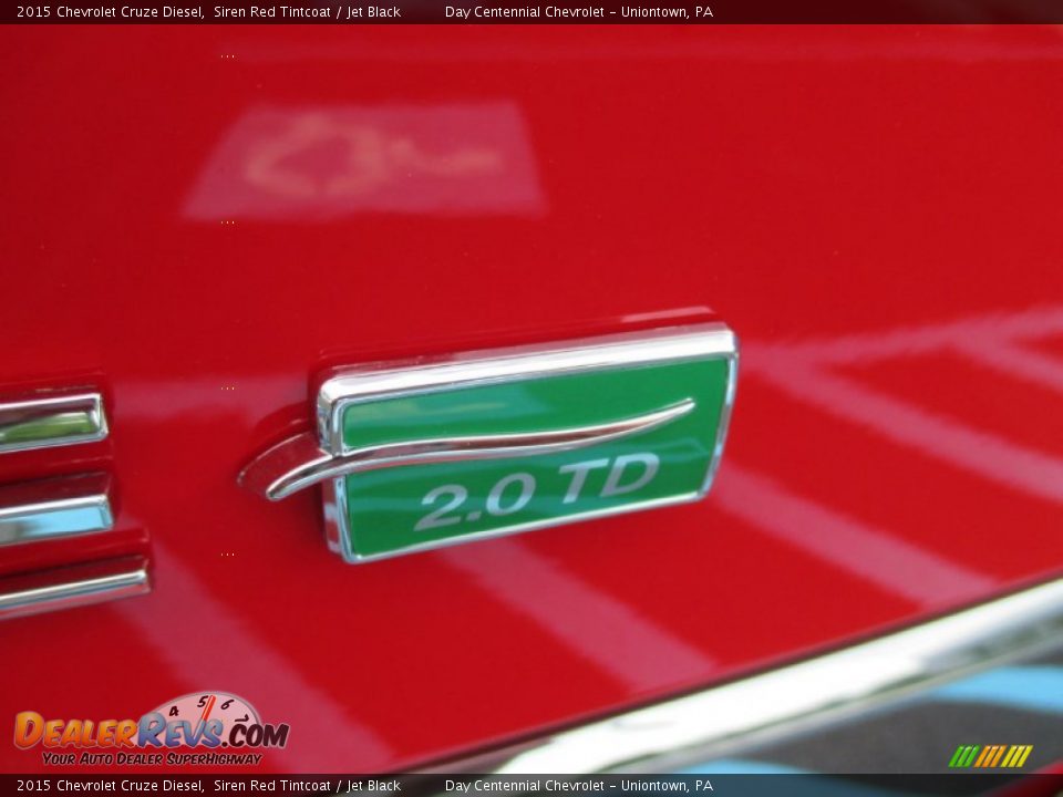 2015 Chevrolet Cruze Diesel Siren Red Tintcoat / Jet Black Photo #5