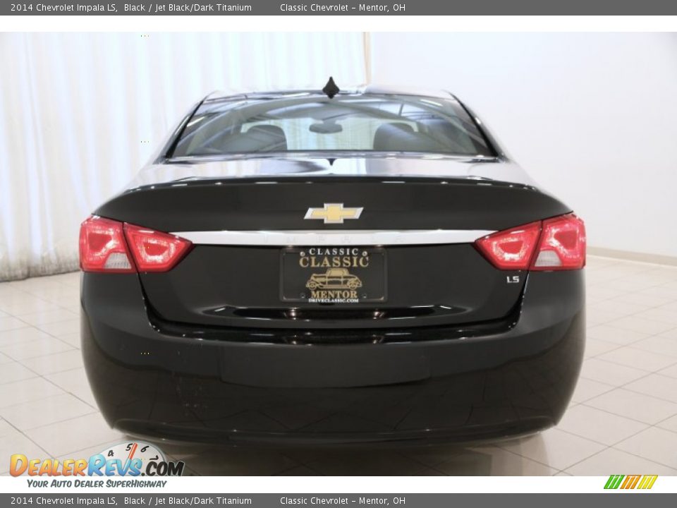 2014 Chevrolet Impala LS Black / Jet Black/Dark Titanium Photo #15