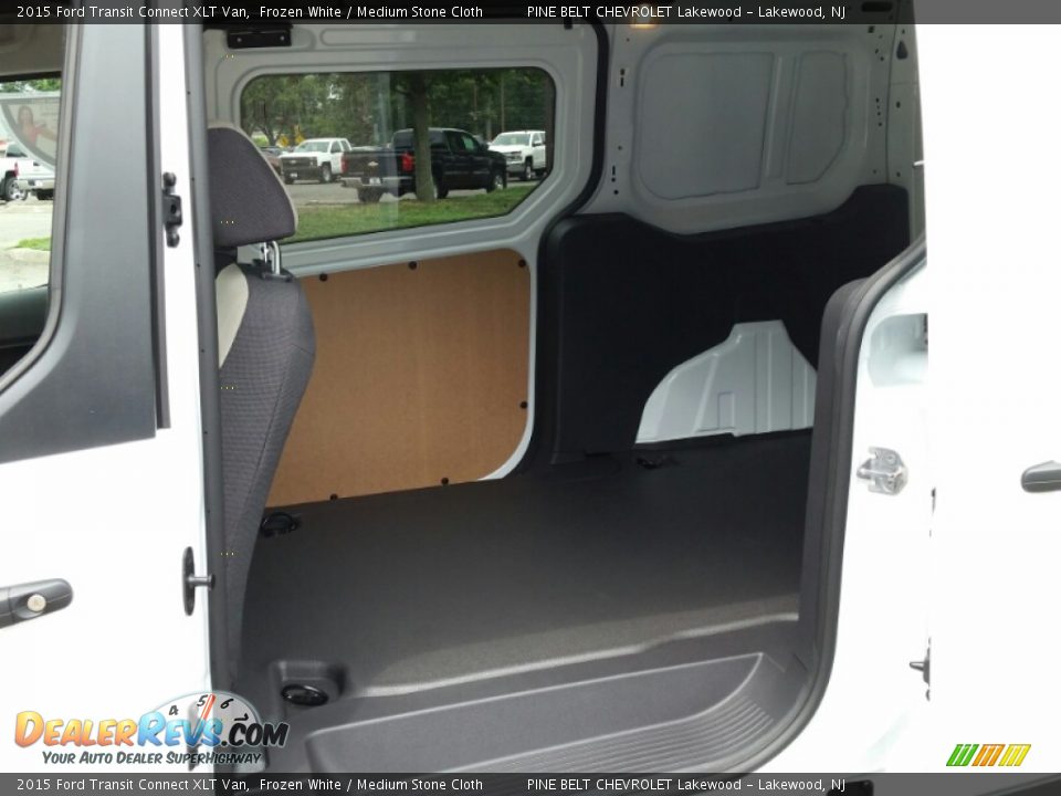 2015 Ford Transit Connect XLT Van Frozen White / Medium Stone Cloth Photo #13