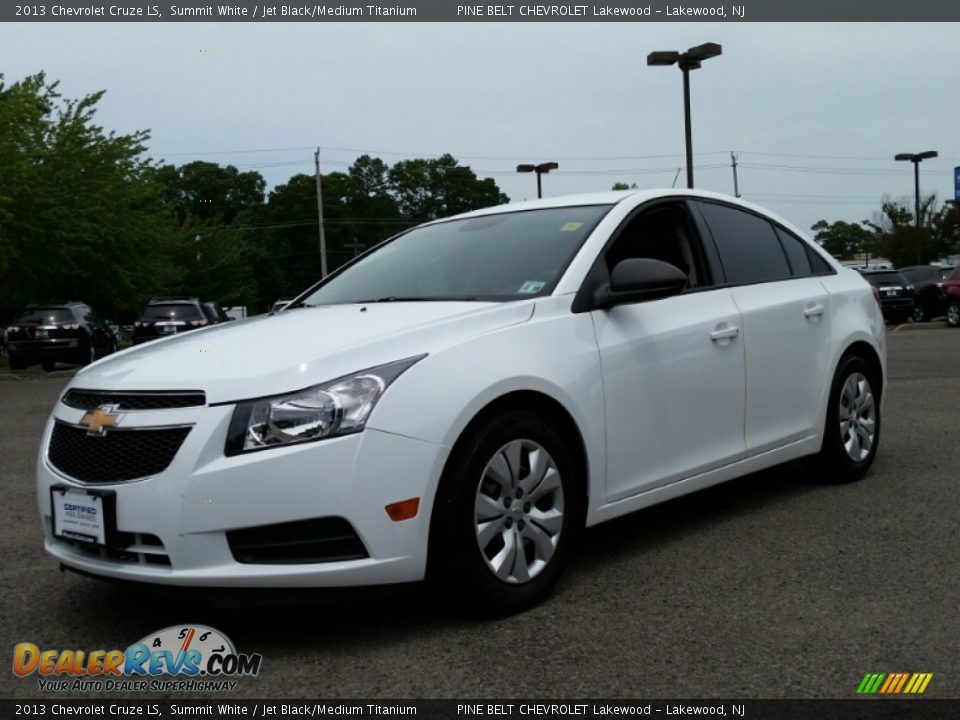 2013 Chevrolet Cruze LS Summit White / Jet Black/Medium Titanium Photo #1