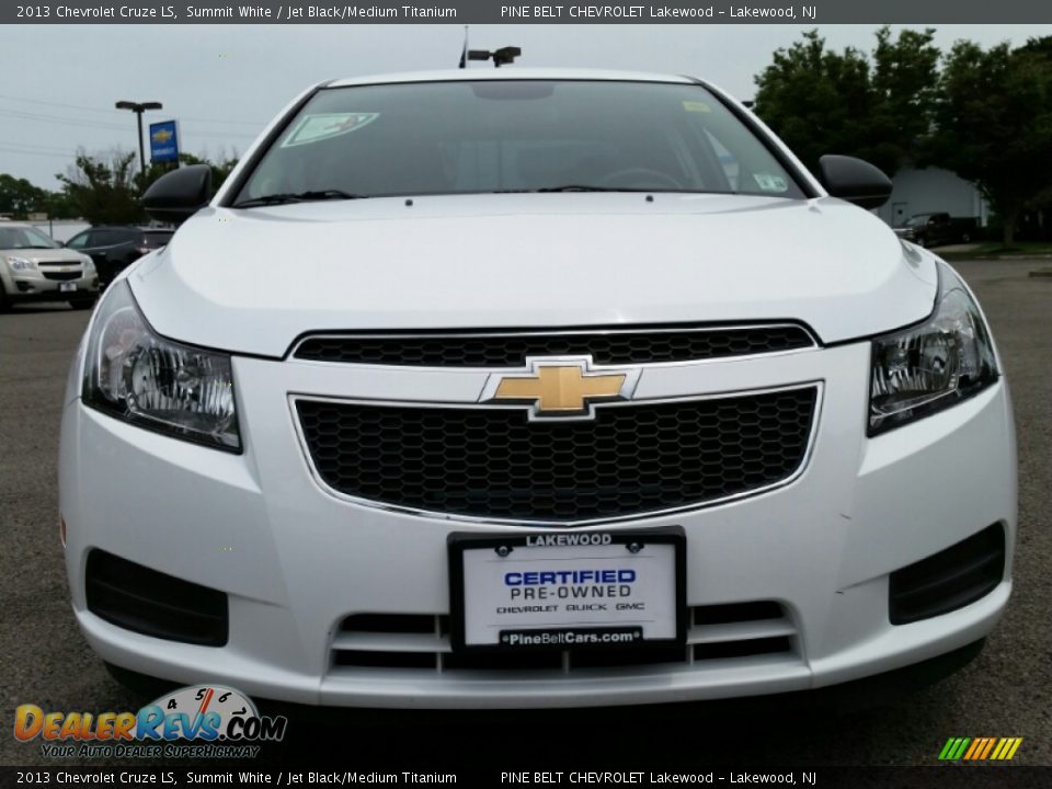 2013 Chevrolet Cruze LS Summit White / Jet Black/Medium Titanium Photo #2