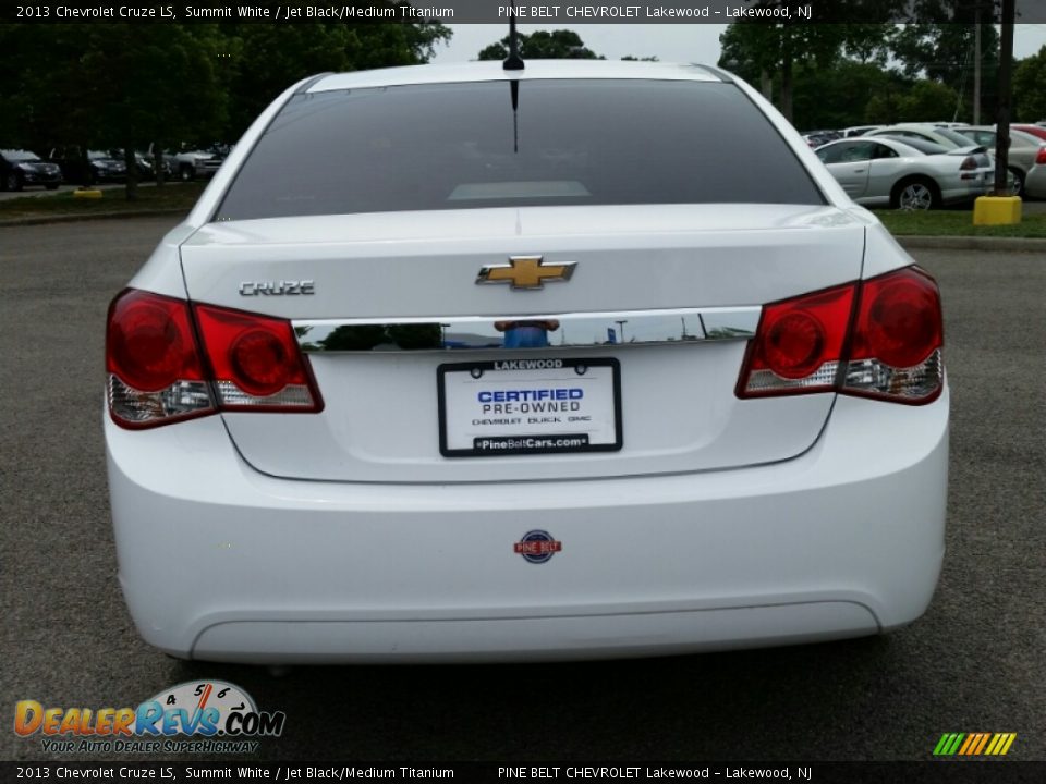 2013 Chevrolet Cruze LS Summit White / Jet Black/Medium Titanium Photo #8