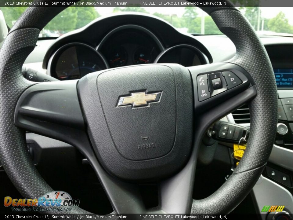 2013 Chevrolet Cruze LS Summit White / Jet Black/Medium Titanium Photo #13