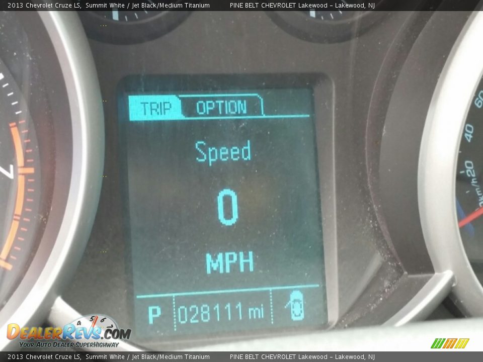2013 Chevrolet Cruze LS Summit White / Jet Black/Medium Titanium Photo #18