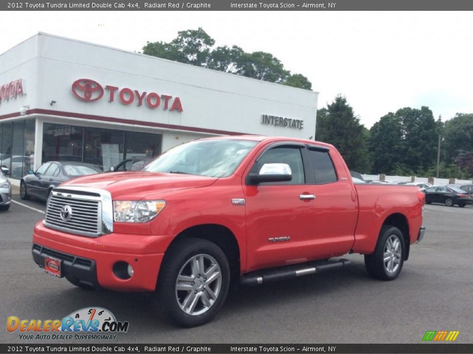 2012 Toyota Tundra Limited Double Cab 4x4 Radiant Red / Graphite Photo #1