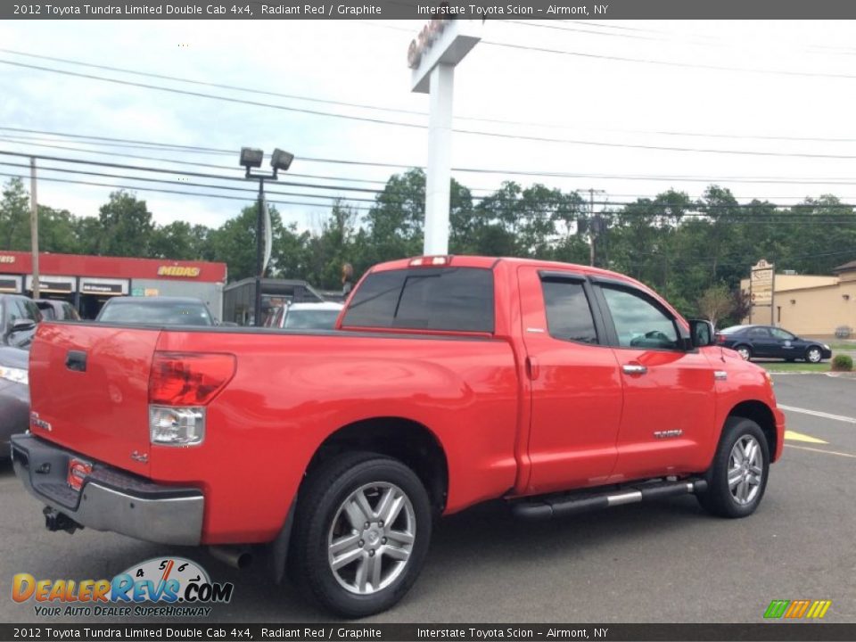 2012 Toyota Tundra Limited Double Cab 4x4 Radiant Red / Graphite Photo #4