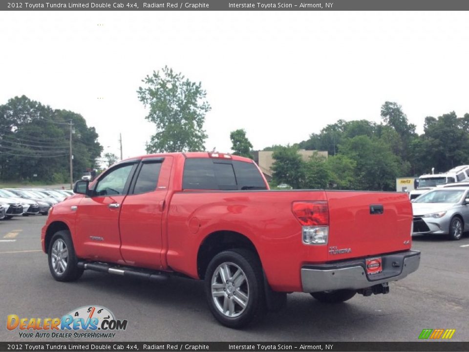 2012 Toyota Tundra Limited Double Cab 4x4 Radiant Red / Graphite Photo #6