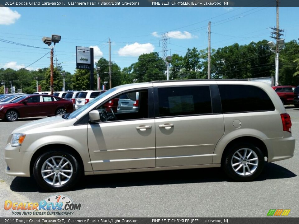 2014 Dodge Grand Caravan SXT Cashmere Pearl / Black/Light Graystone Photo #12