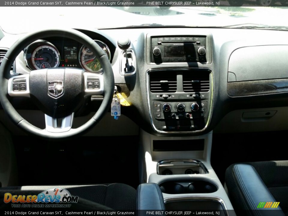 2014 Dodge Grand Caravan SXT Cashmere Pearl / Black/Light Graystone Photo #14