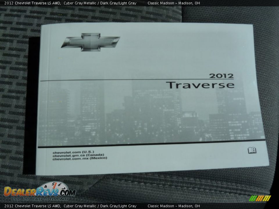 2012 Chevrolet Traverse LS AWD Cyber Gray Metallic / Dark Gray/Light Gray Photo #15