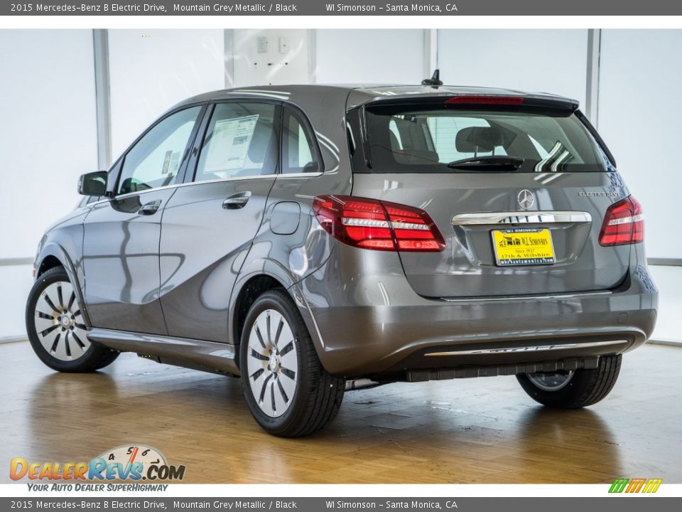 2015 Mercedes-Benz B Electric Drive Mountain Grey Metallic / Black Photo #3