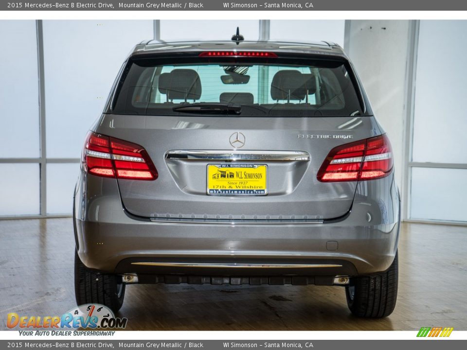 2015 Mercedes-Benz B Electric Drive Mountain Grey Metallic / Black Photo #4