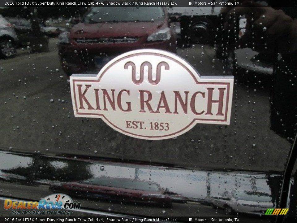 2016 Ford F350 Super Duty King Ranch Crew Cab 4x4 Shadow Black / King Ranch Mesa/Black Photo #6
