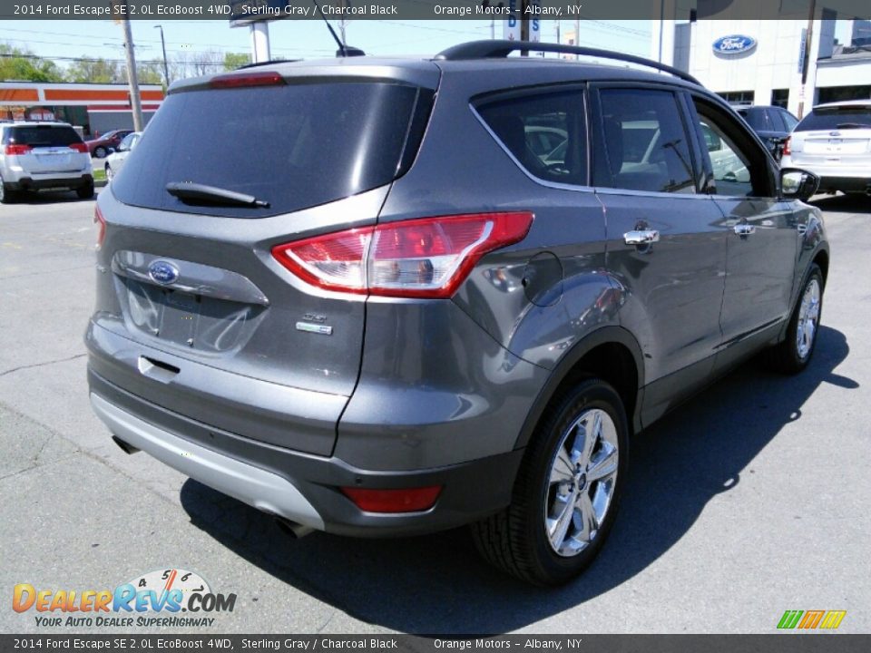2014 Ford Escape SE 2.0L EcoBoost 4WD Sterling Gray / Charcoal Black Photo #5