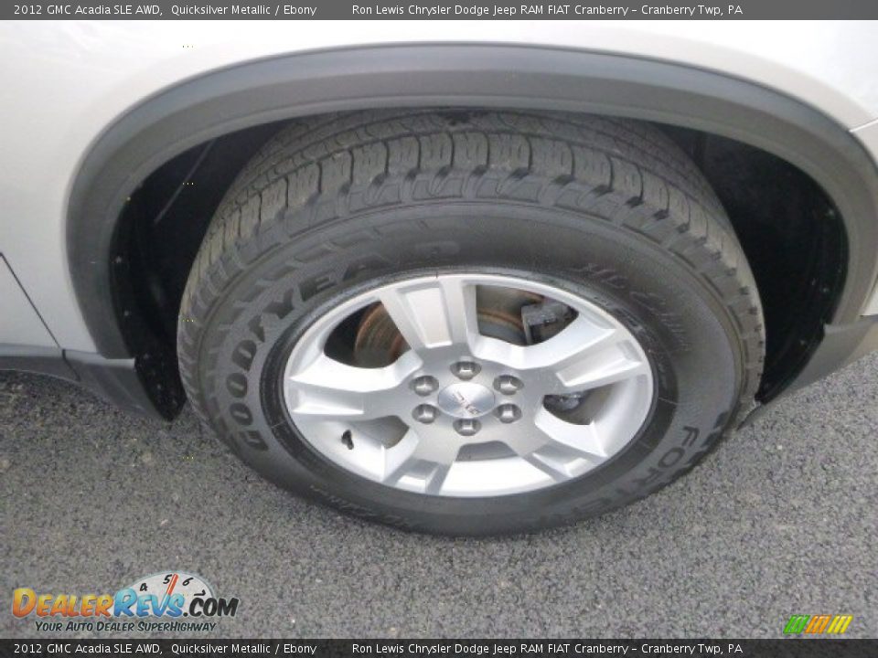 2012 GMC Acadia SLE AWD Quicksilver Metallic / Ebony Photo #2