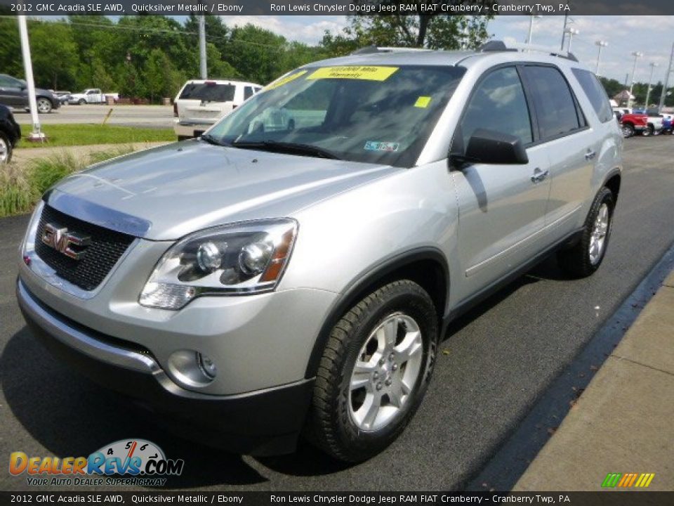 2012 GMC Acadia SLE AWD Quicksilver Metallic / Ebony Photo #5