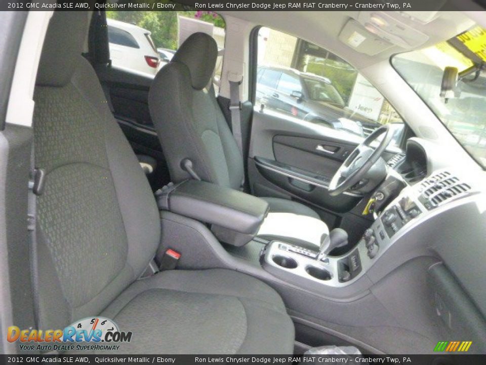 2012 GMC Acadia SLE AWD Quicksilver Metallic / Ebony Photo #10