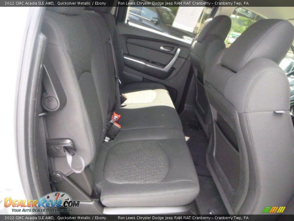 2012 GMC Acadia SLE AWD Quicksilver Metallic / Ebony Photo #11