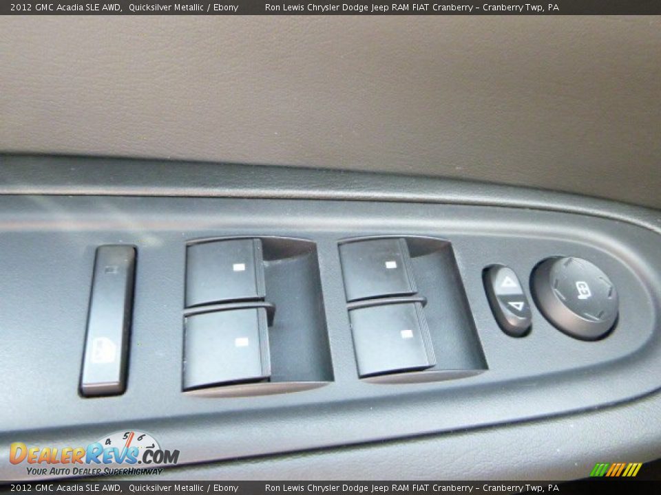 2012 GMC Acadia SLE AWD Quicksilver Metallic / Ebony Photo #20