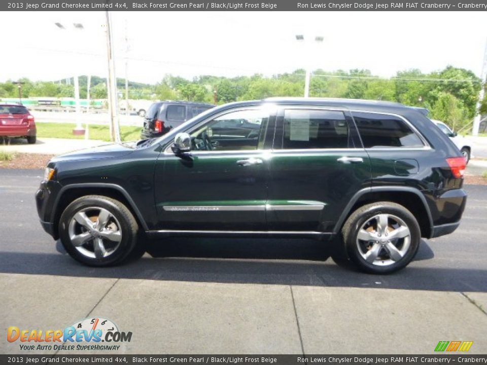 Black Forest Green Pearl 2013 Jeep Grand Cherokee Limited 4x4 Photo #6