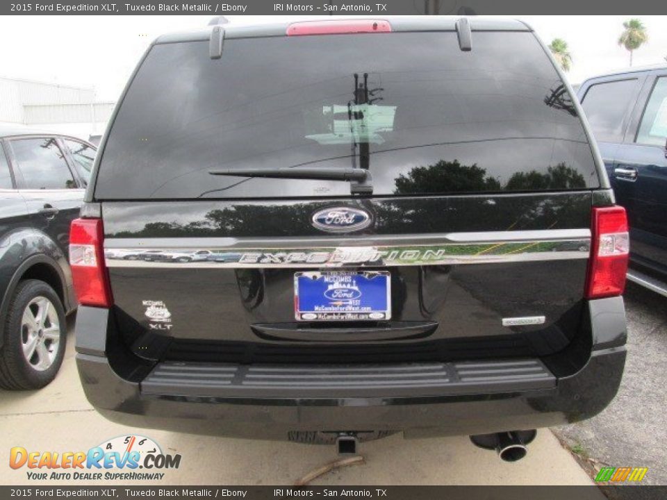 2015 Ford Expedition XLT Tuxedo Black Metallic / Ebony Photo #9