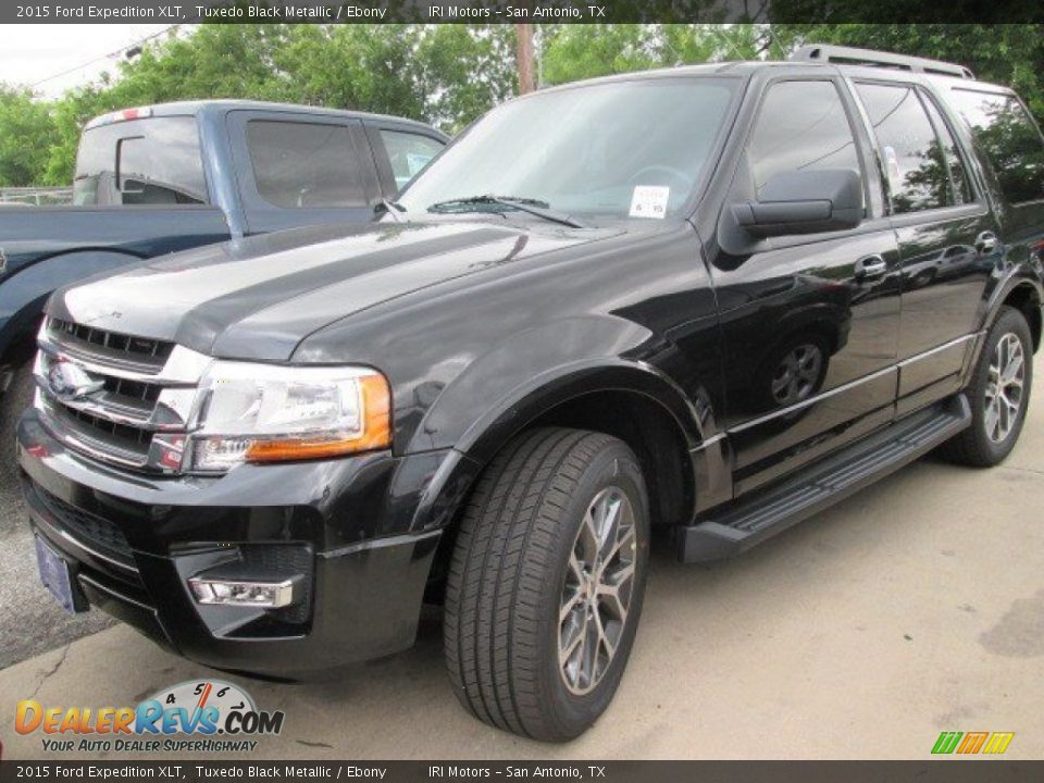 2015 Ford Expedition XLT Tuxedo Black Metallic / Ebony Photo #14