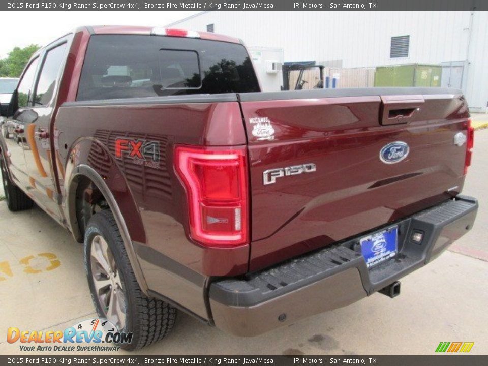 2015 Ford F150 King Ranch SuperCrew 4x4 Bronze Fire Metallic / King Ranch Java/Mesa Photo #14