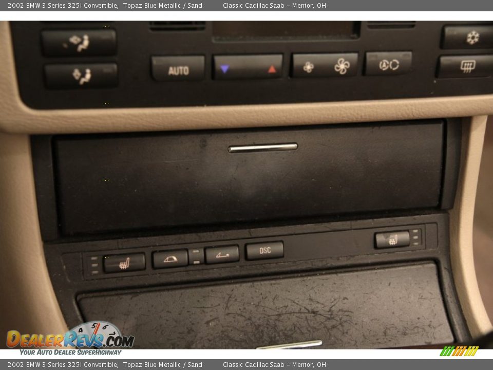 2002 BMW 3 Series 325i Convertible Topaz Blue Metallic / Sand Photo #11