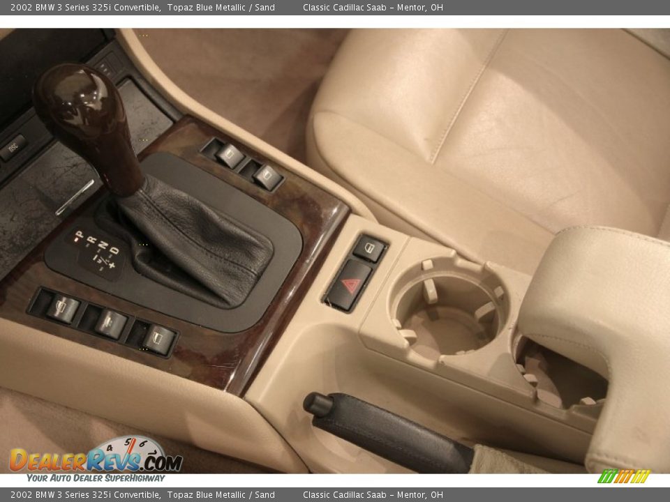 2002 BMW 3 Series 325i Convertible Topaz Blue Metallic / Sand Photo #13