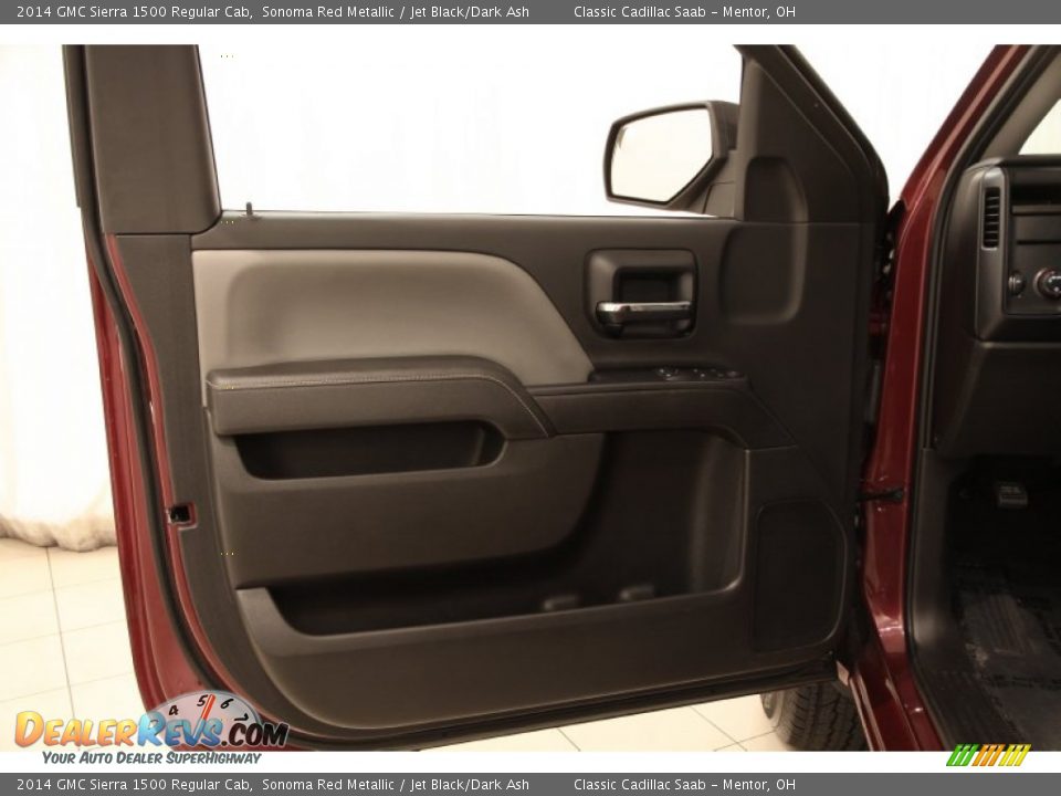 2014 GMC Sierra 1500 Regular Cab Sonoma Red Metallic / Jet Black/Dark Ash Photo #4