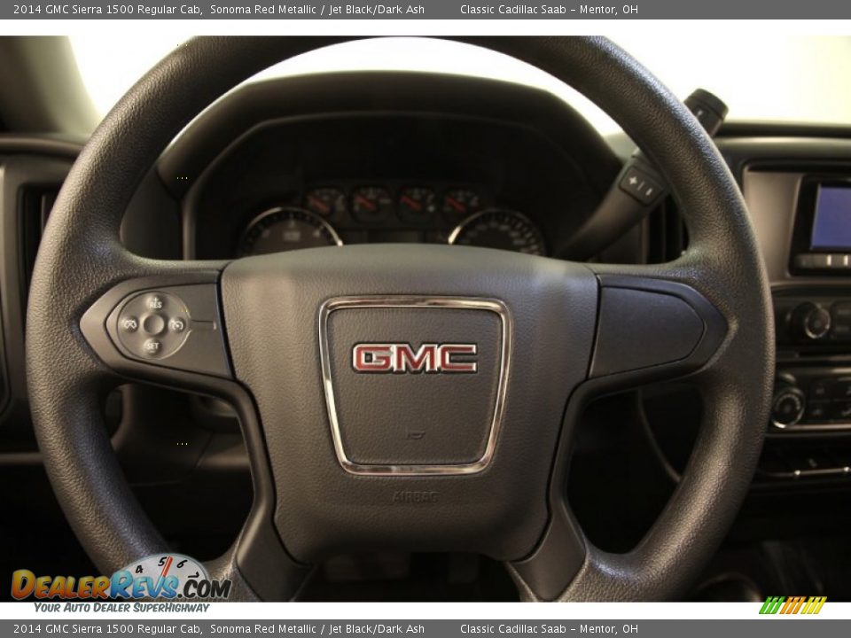 2014 GMC Sierra 1500 Regular Cab Sonoma Red Metallic / Jet Black/Dark Ash Photo #6