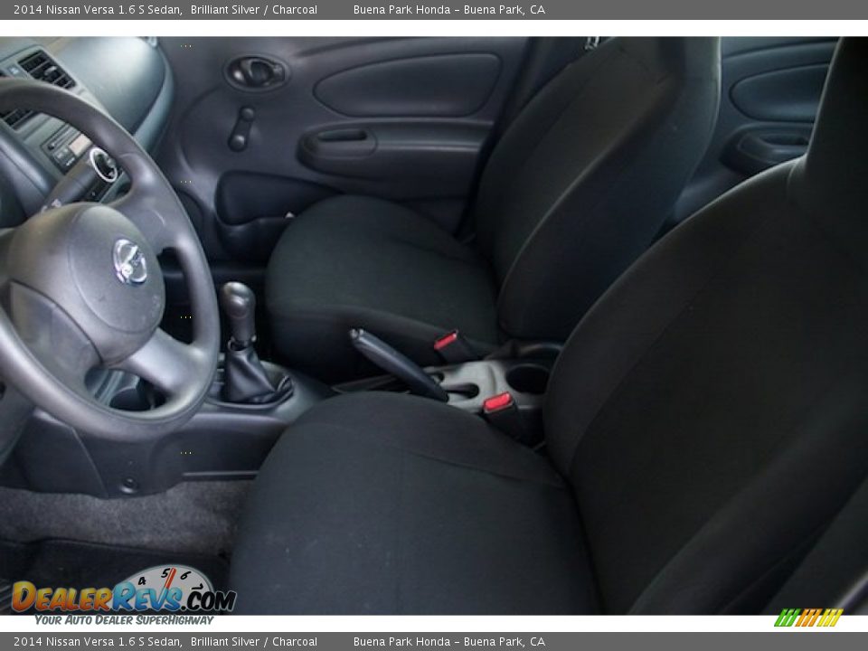 2014 Nissan Versa 1.6 S Sedan Brilliant Silver / Charcoal Photo #3