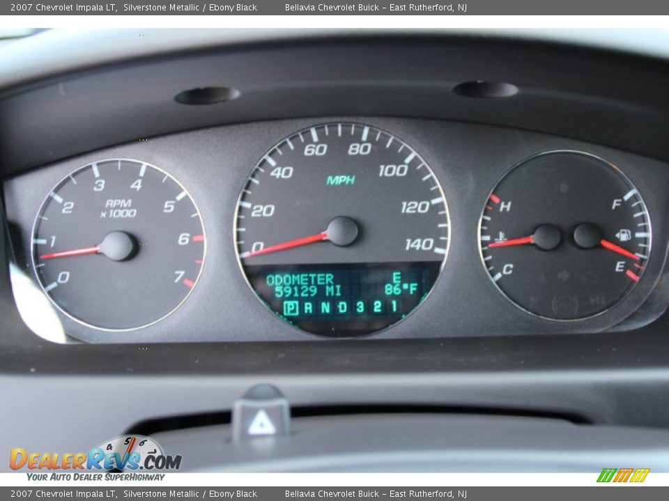 2007 Chevrolet Impala LT Silverstone Metallic / Ebony Black Photo #15