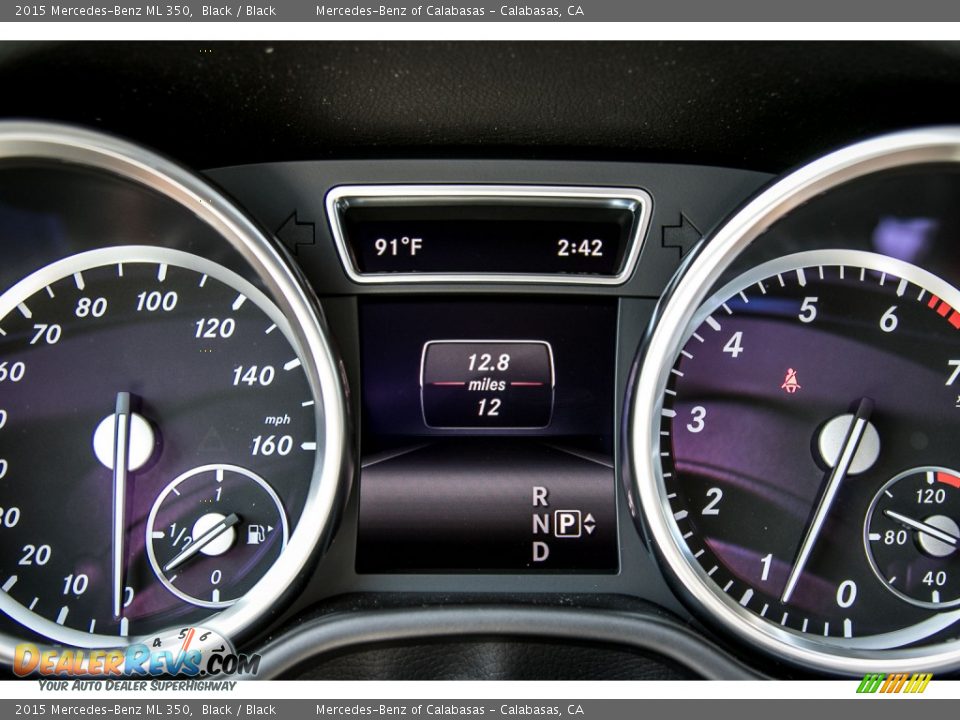 2015 Mercedes-Benz ML 350 Gauges Photo #6