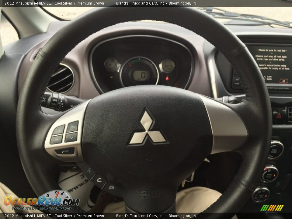 2012 Mitsubishi i-MiEV SE Steering Wheel Photo #9