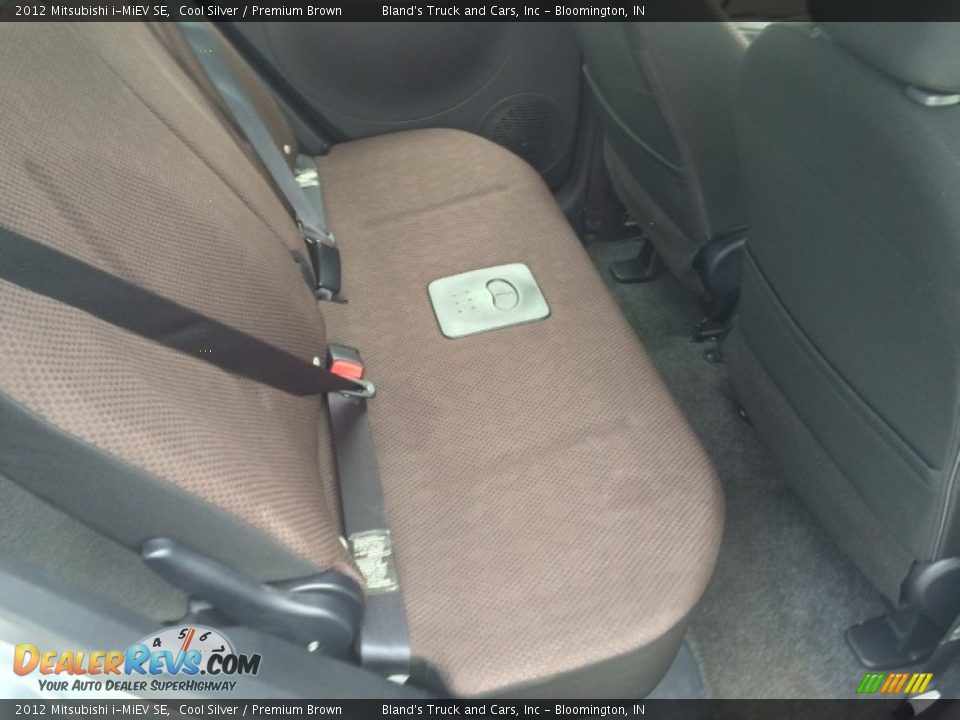 Rear Seat of 2012 Mitsubishi i-MiEV SE Photo #10