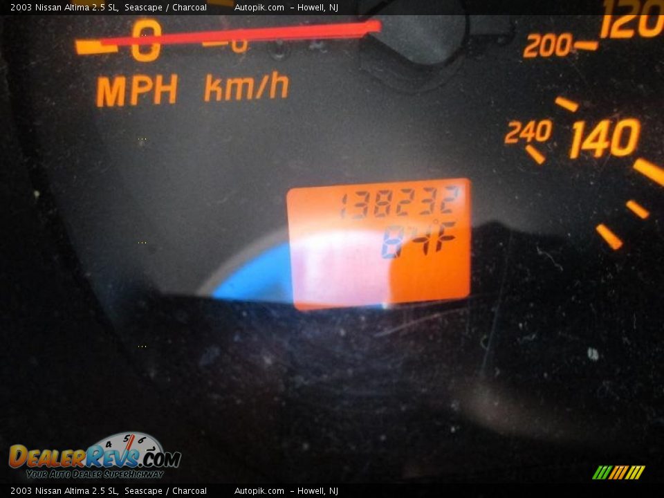 2003 Nissan Altima 2.5 SL Seascape / Charcoal Photo #6